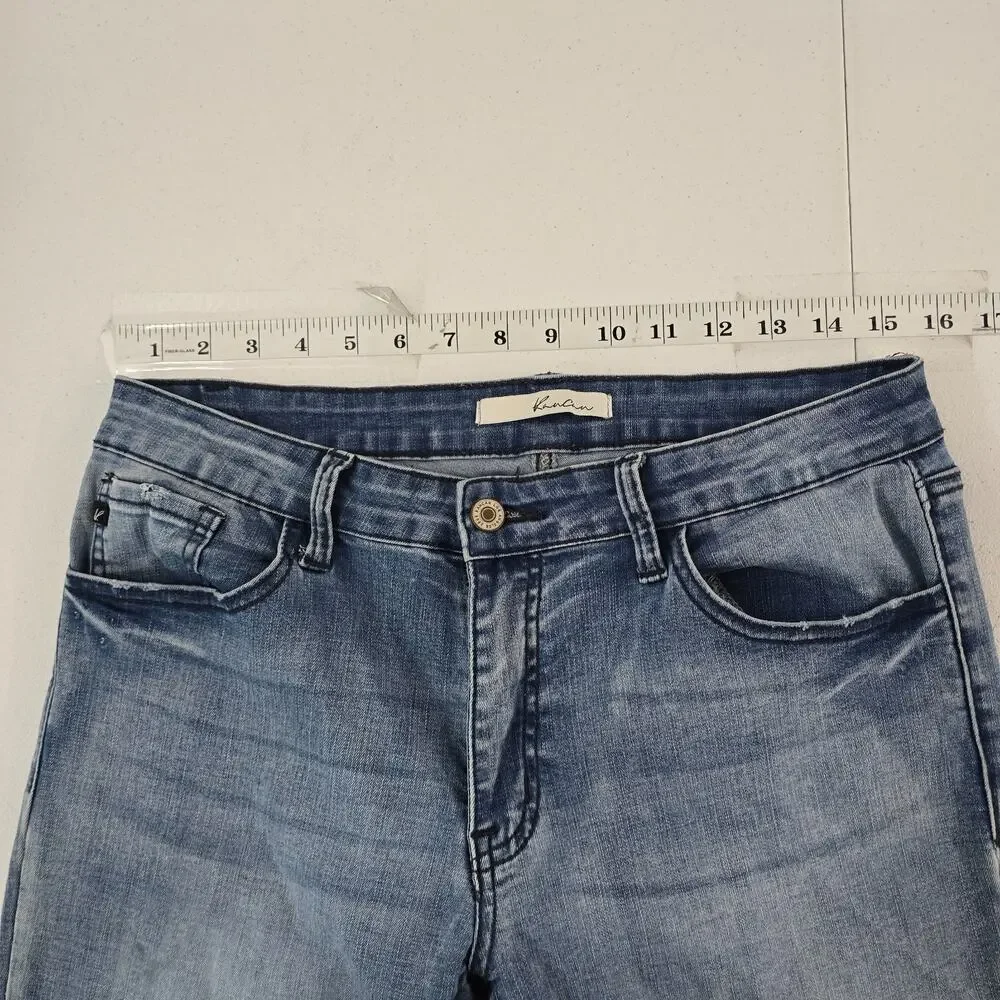 Kancan Chanel High Rise Ankle Skinny‎ Jeans w11 29 blue denim womens light 6105